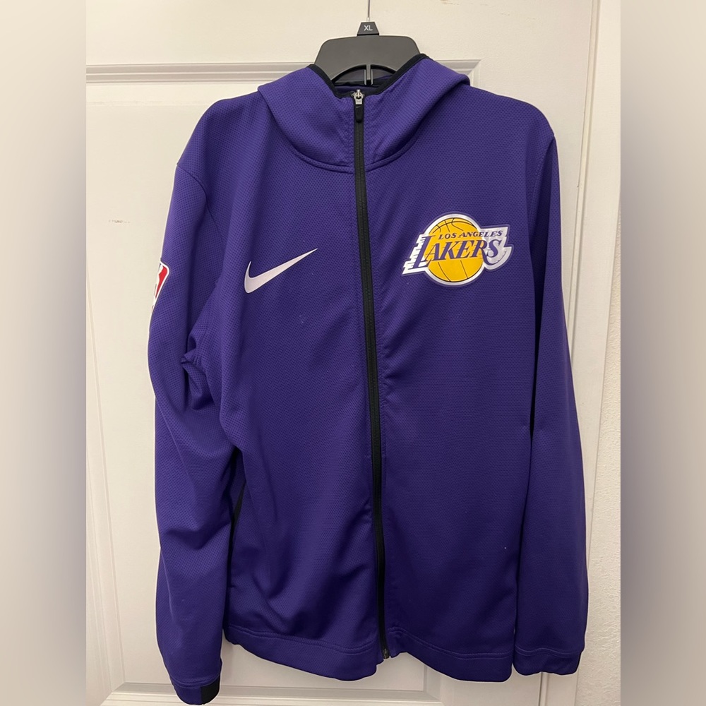 Nike Authentic Lakers 2019-2020 Showtime Performance Full Zip Hoodie